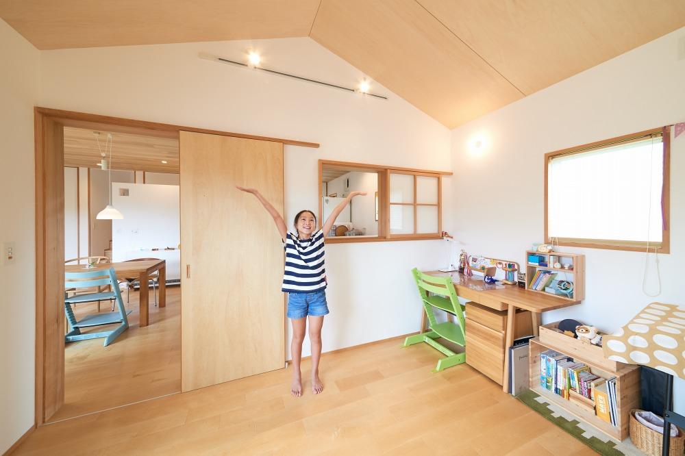 三角天井がかわいい！