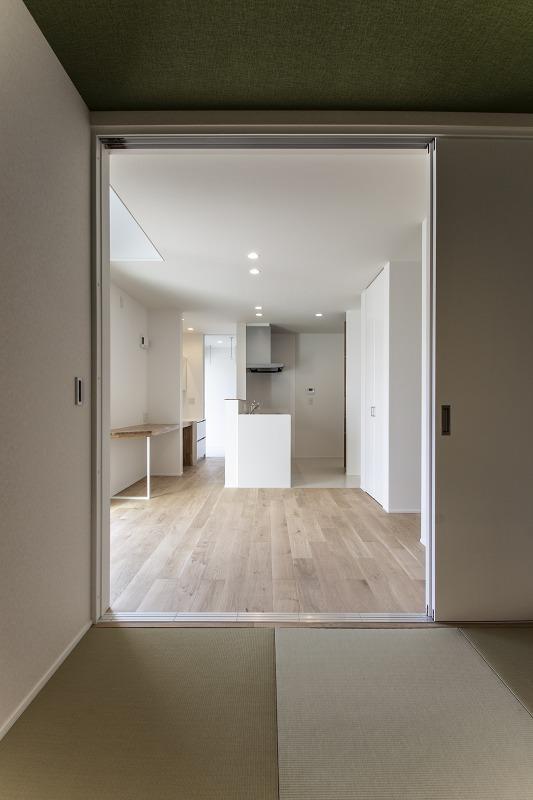 建具を開けて広々空間