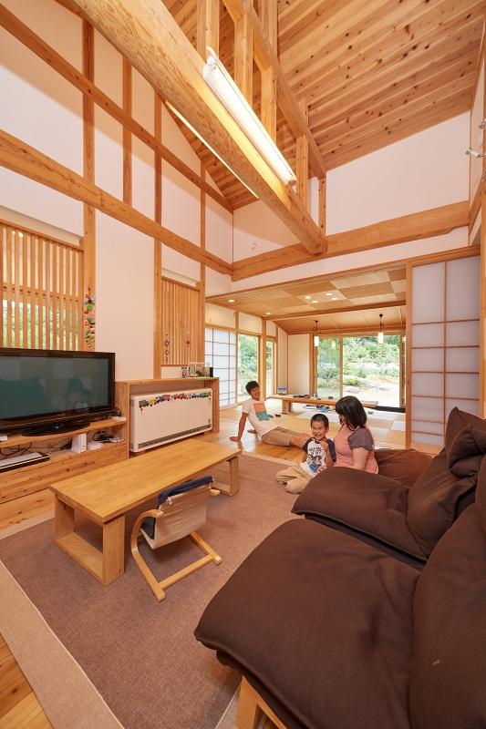 高い天井が気持いい