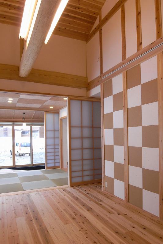 市松模様の建具