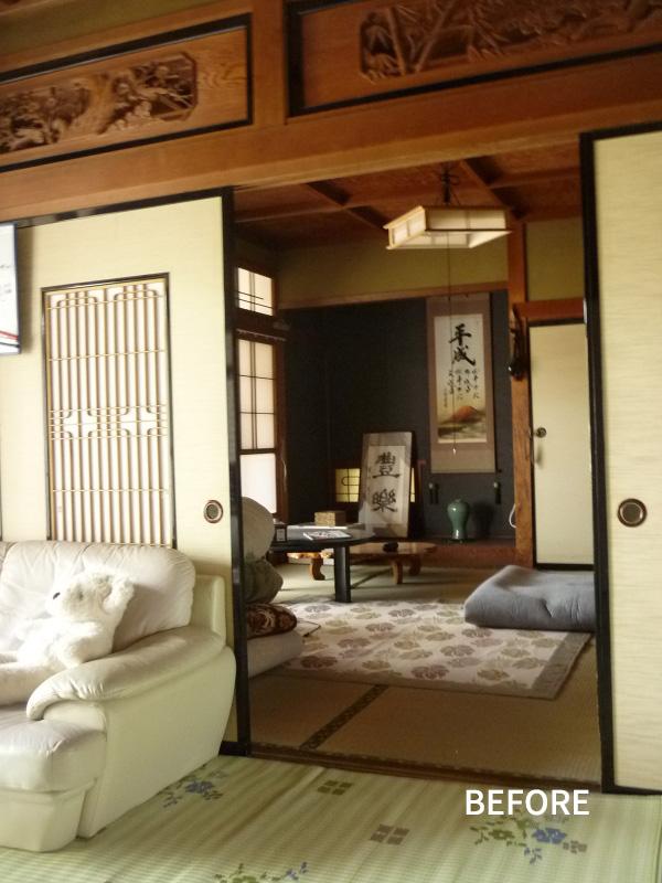 【Before】和室の続き間でした