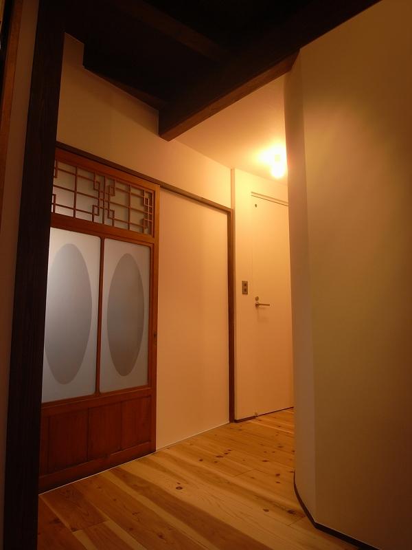 以前の家で使っていた建具を再利用
