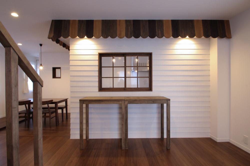 小屋型のかわいいキッチン