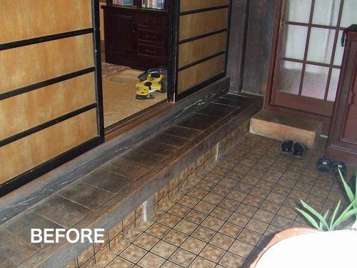 【BEFORE】改装前の玄関