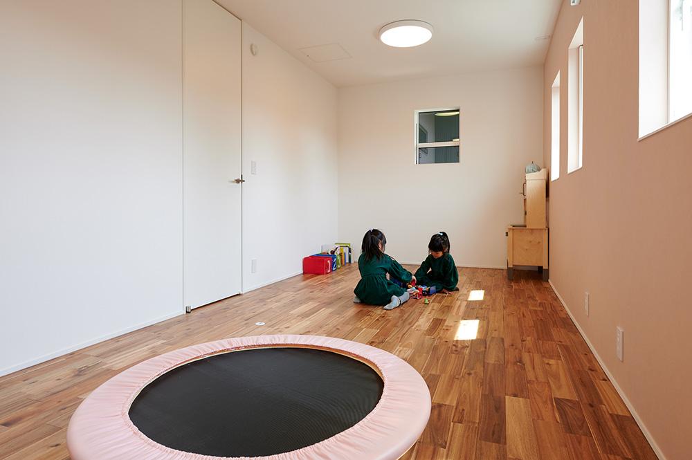 子供部屋は将来間仕切りできるようになっています