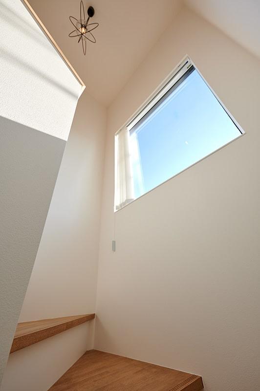 1階にも2階にも南の光を採り入れる窓