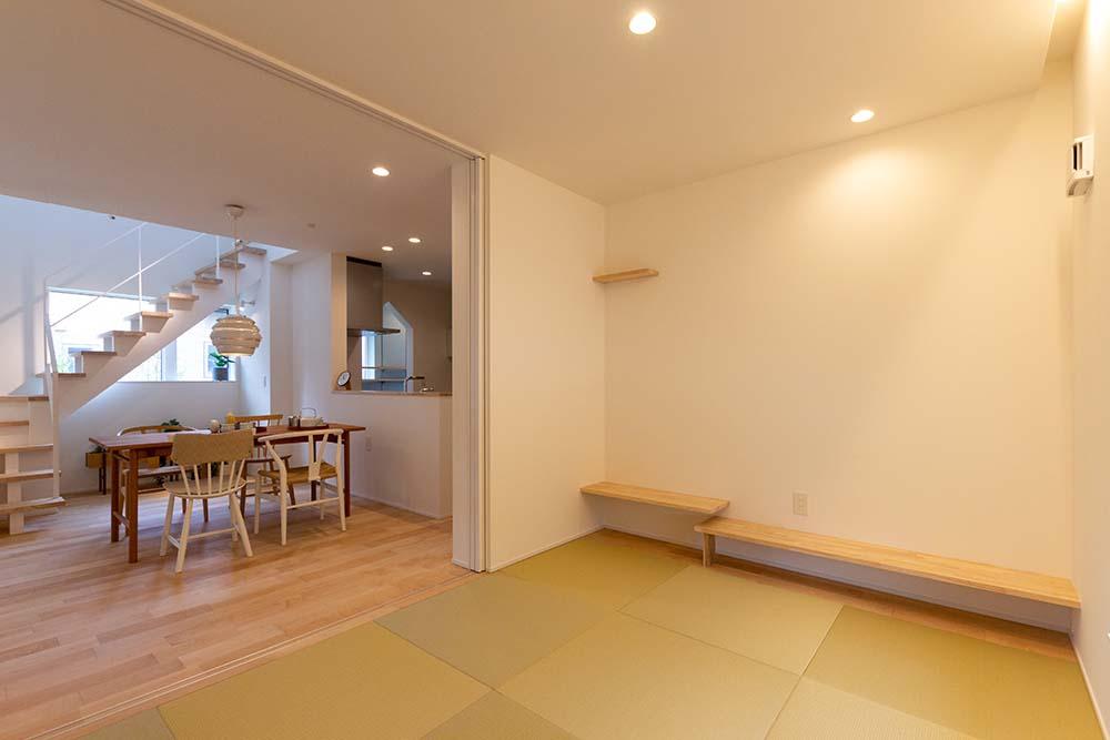 和室は建具で仕切ると個室になります