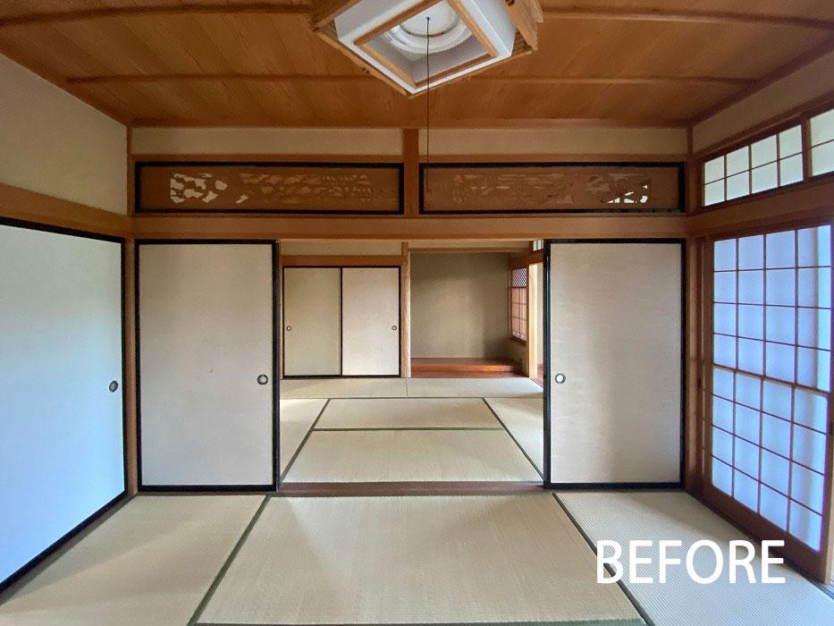 【BEFORE】2間続きの和室